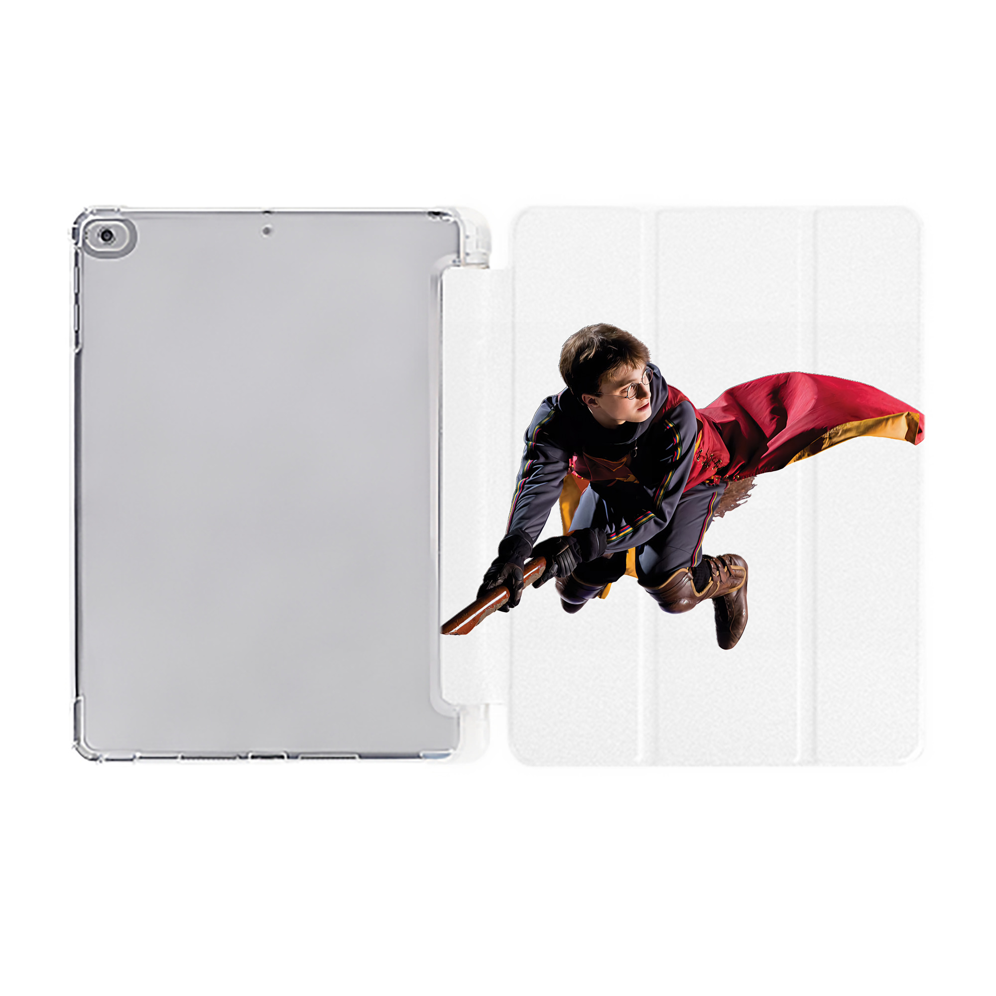 （画像用） Harry Potter ハリー・ポッターシリーズ IPad ケース ペン収納付き 三つ折りスタンド PUレザー×シリコン 対応機種9.5/10.5/10.9インチ